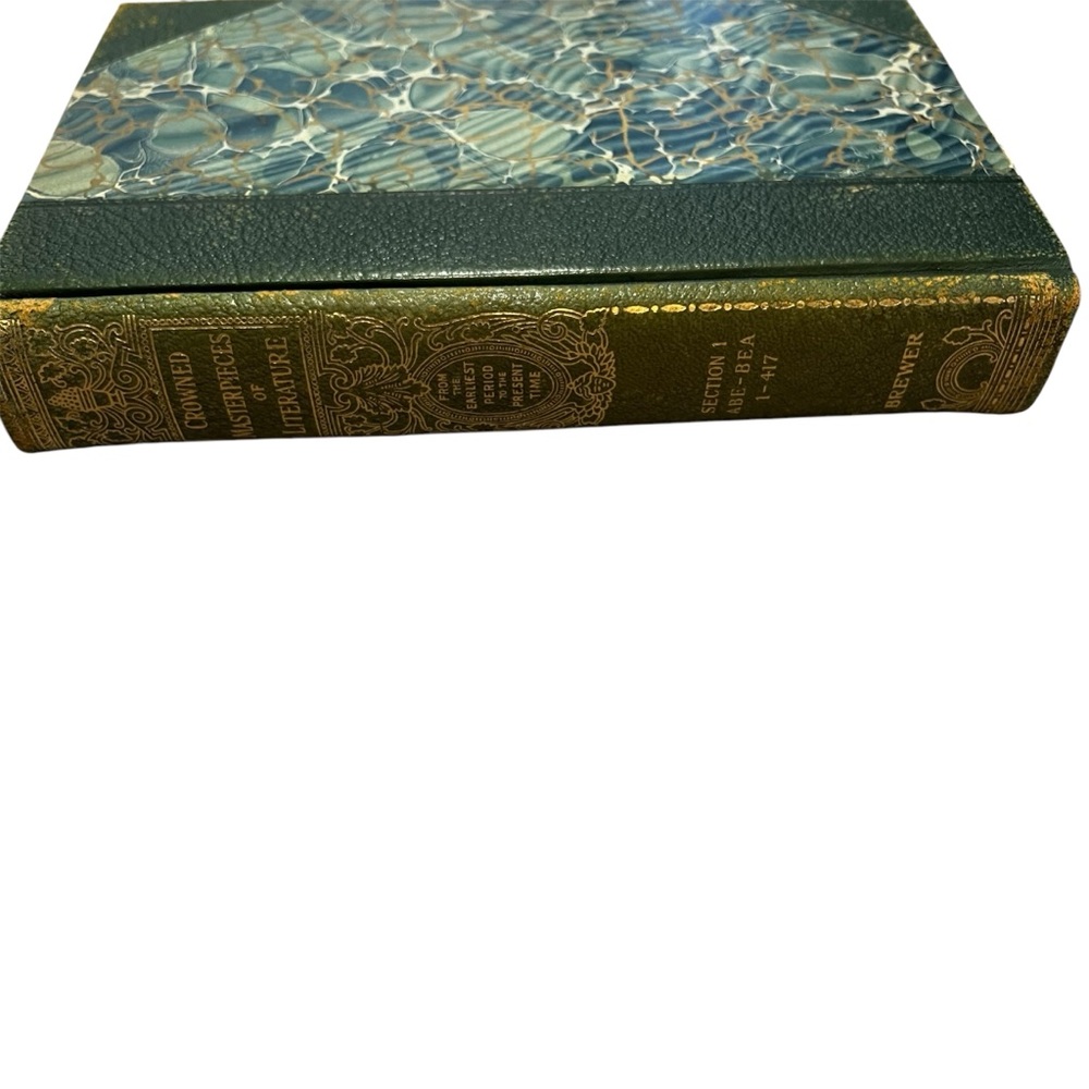 Vintage Crowned Masterpieces of Literature Book Section 1 ABE-BEA 1-417 Brewer